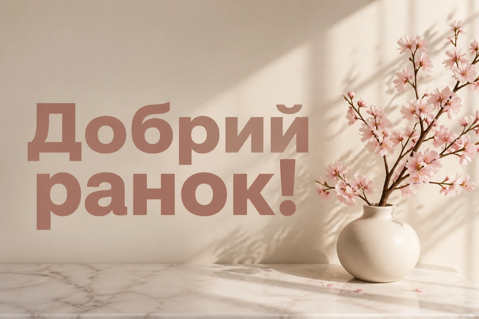 привітання добрий ранок