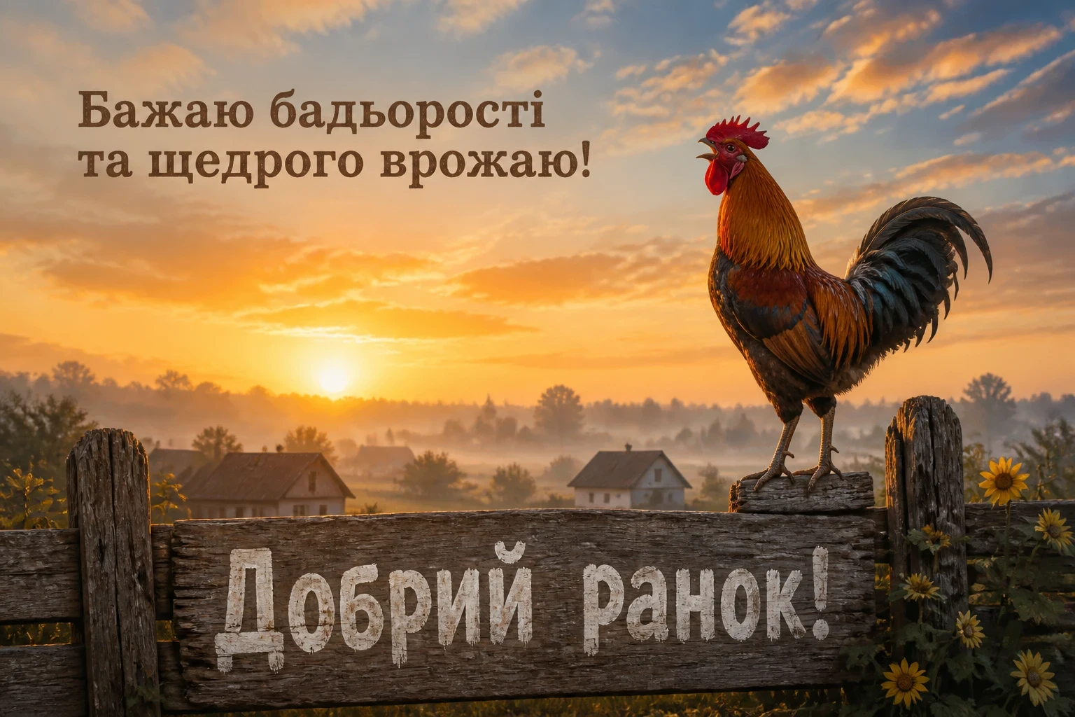 привітання добрий ранок