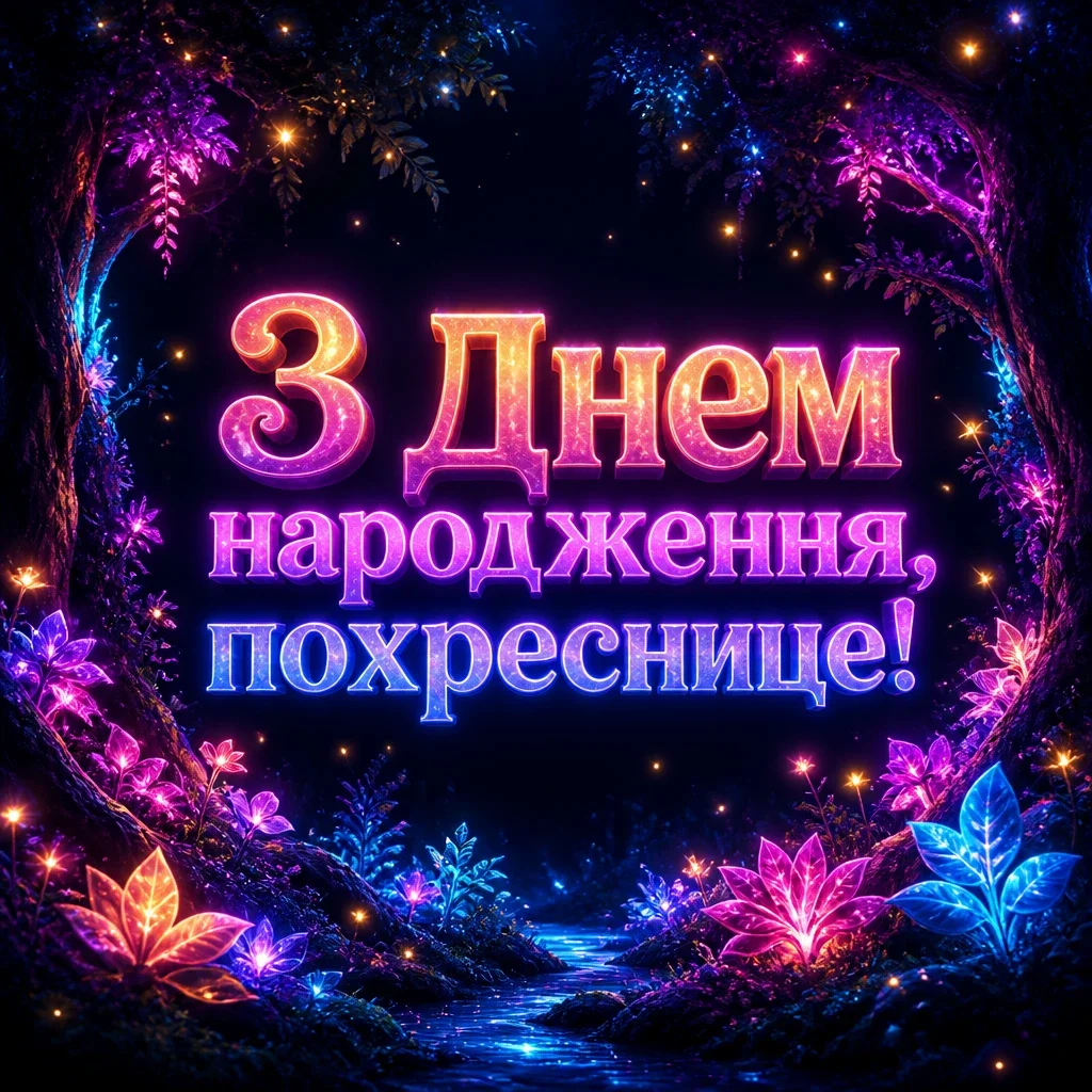 привітання з днем народження похресниці від хресної мами