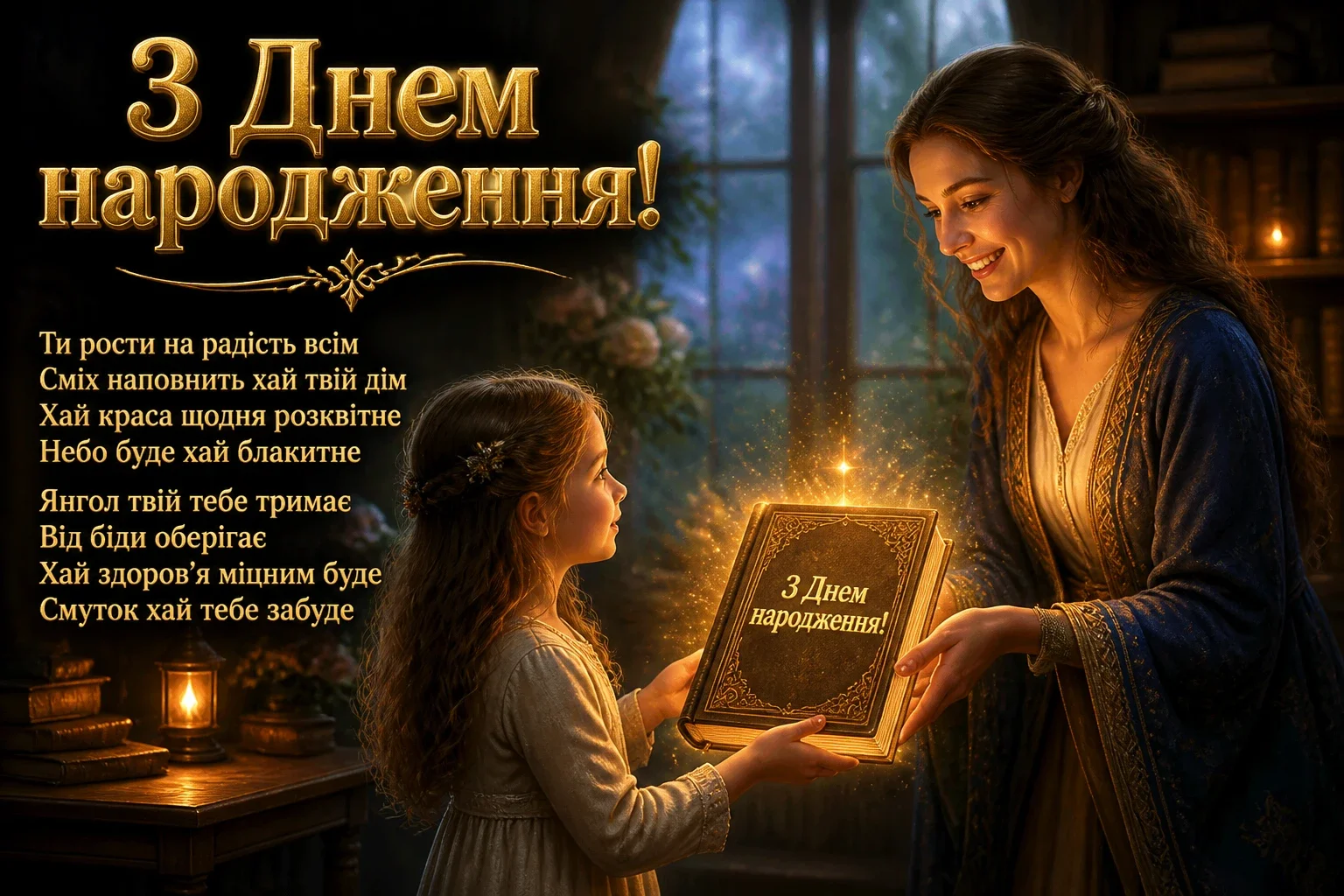 привітання з днем народження похресниці від хресної мами