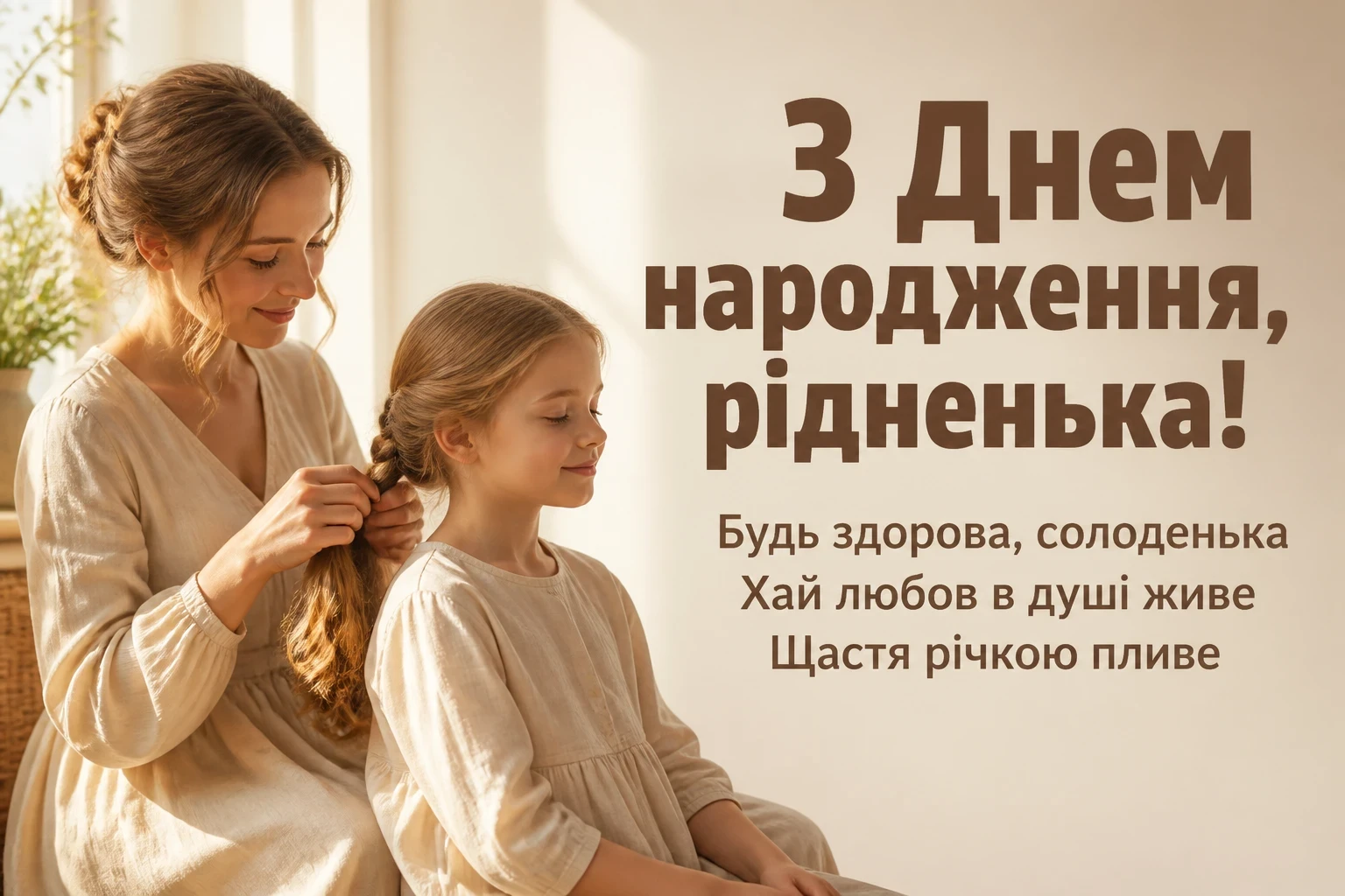 привітання з днем народження похресниці від хресної мами
