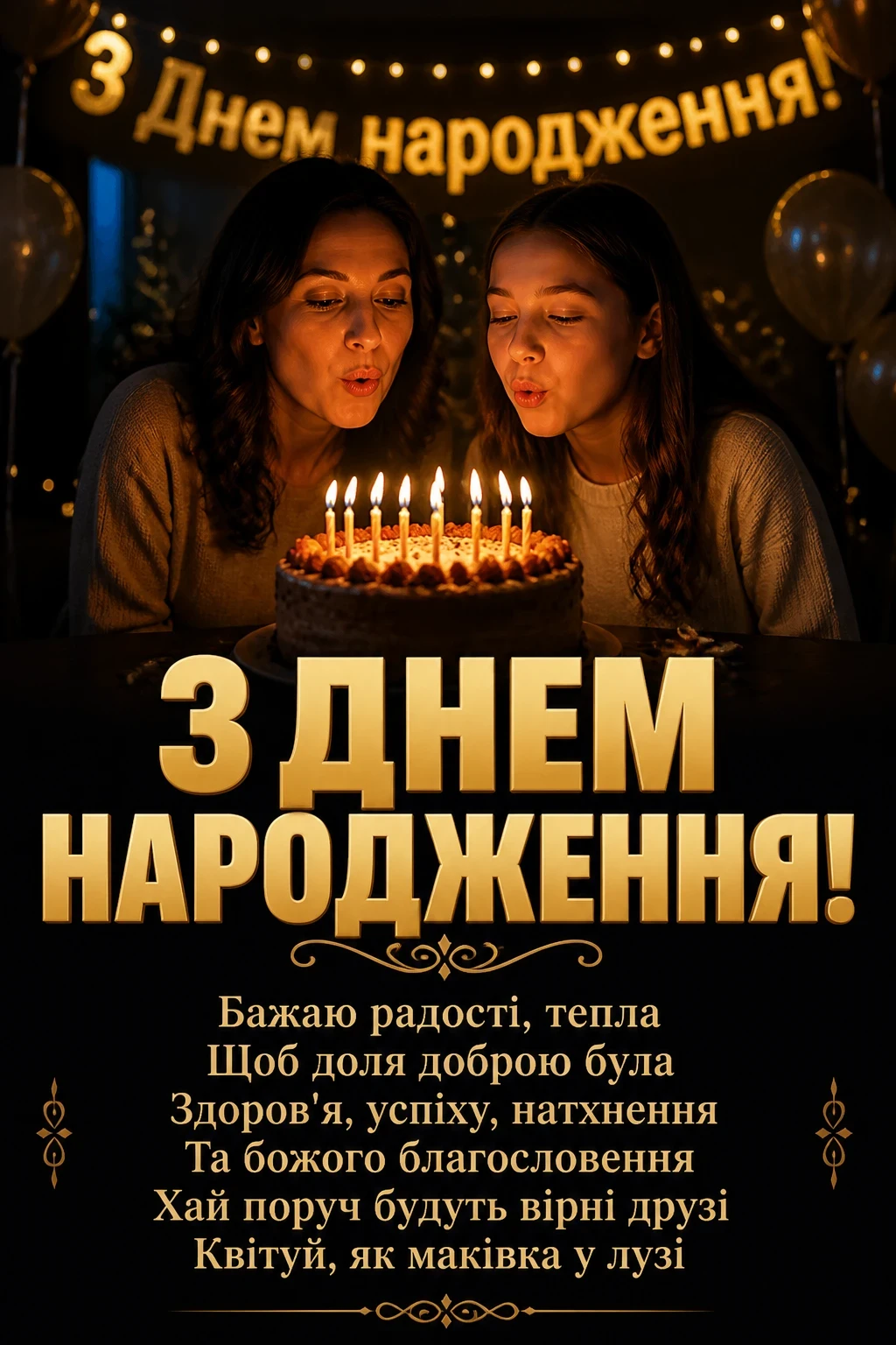 привітання з днем народження похресниці від хресної мами