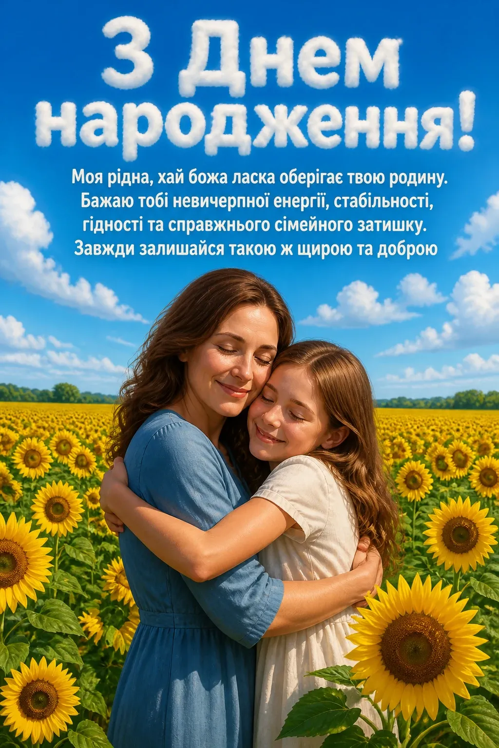 привітання з днем народження похресниці від хресної мами