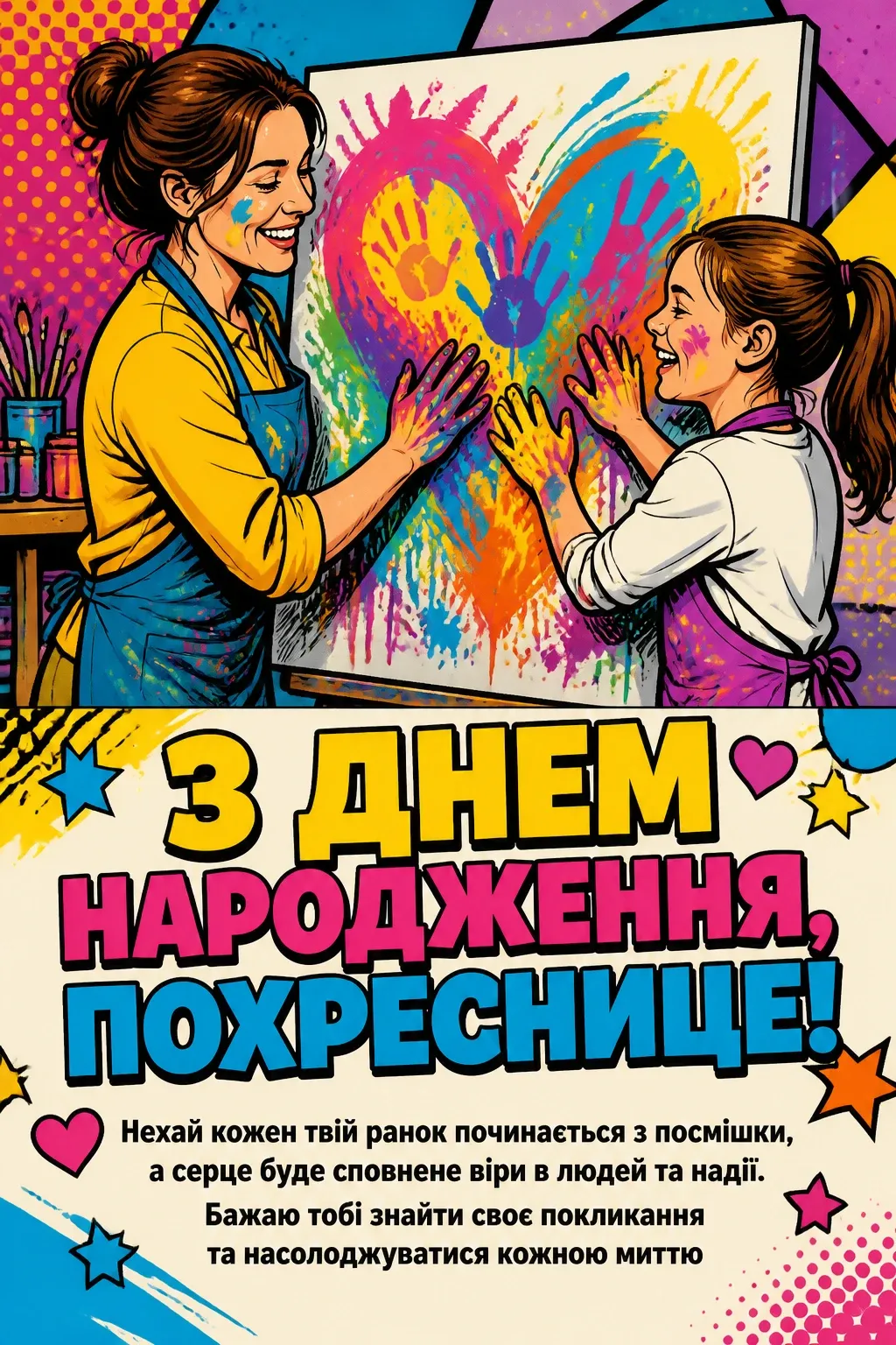 привітання з днем народження похресниці від хресної мами