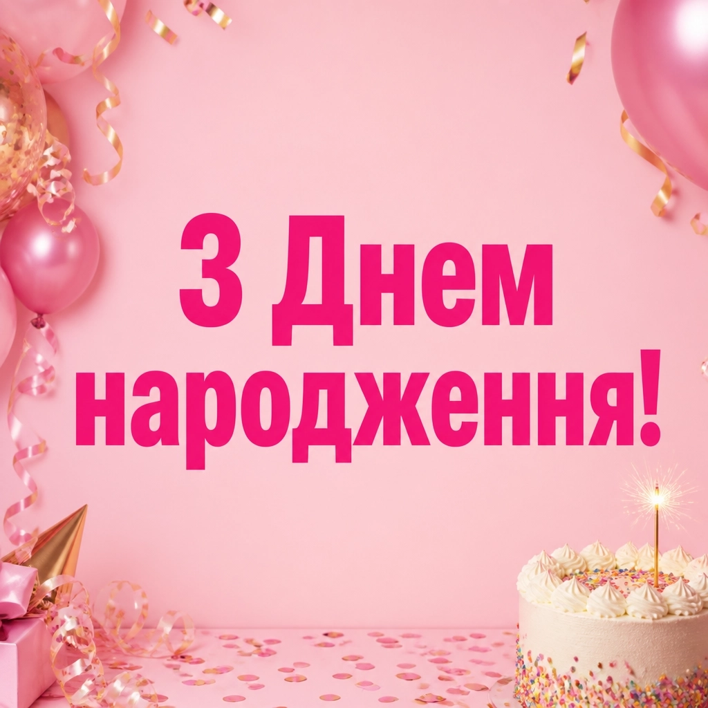 привітання донечку з днем народження