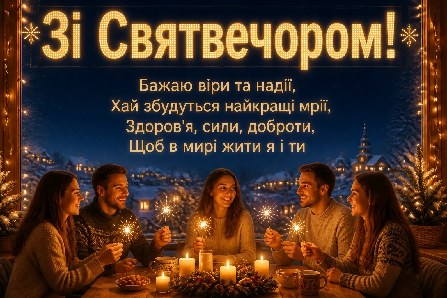 привітання з святвечором та різдвом привітання з святвечором та різдвом