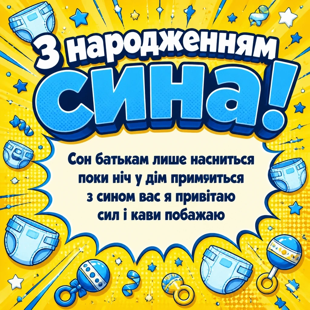 привітання з новонародженим сином привітання з новонародженим сином