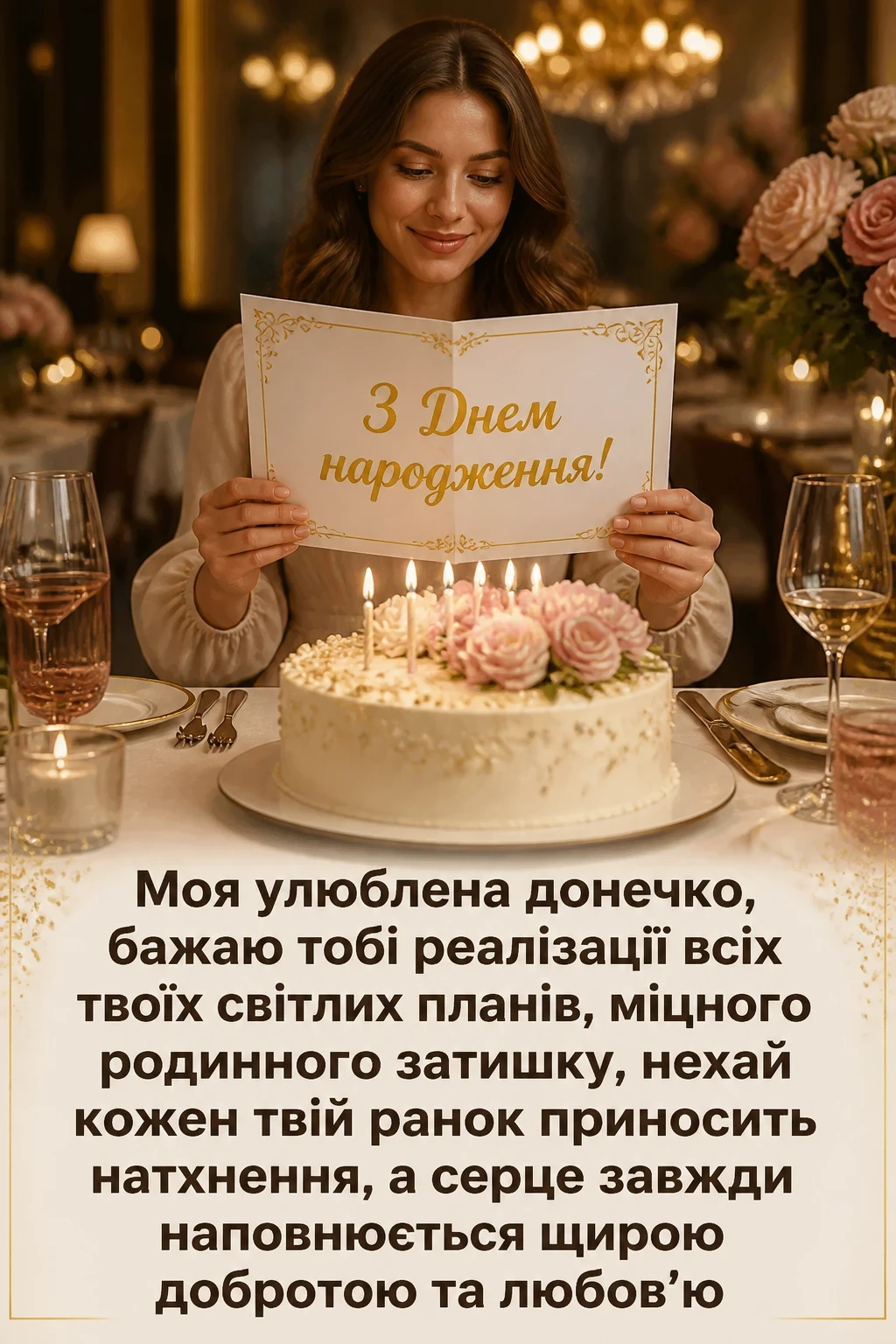 привітання донечці з днем народження своїми словами привітання донечці з днем народження своїми словами
