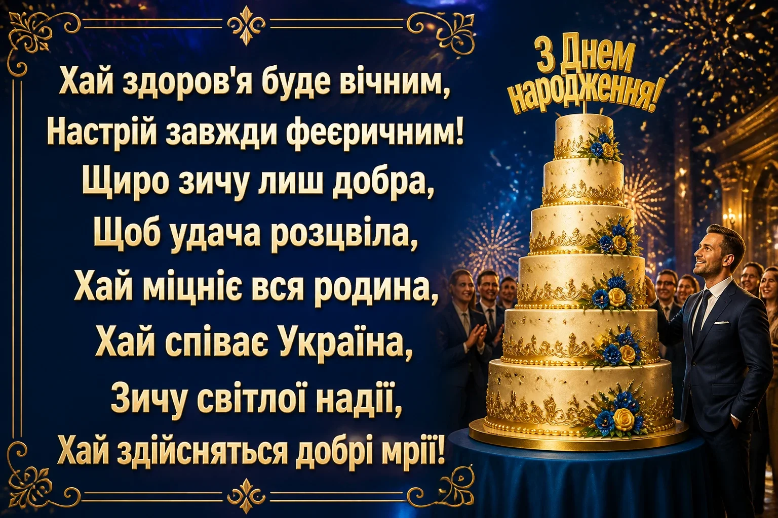 привітання з днем народження торт привітання з днем народження торт
