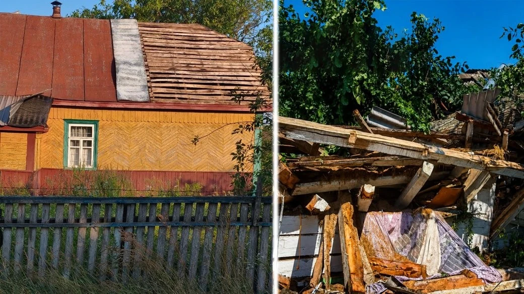 Руйнівний ураган на Житомирщині: у селі Літки понівечено кожну другу хату