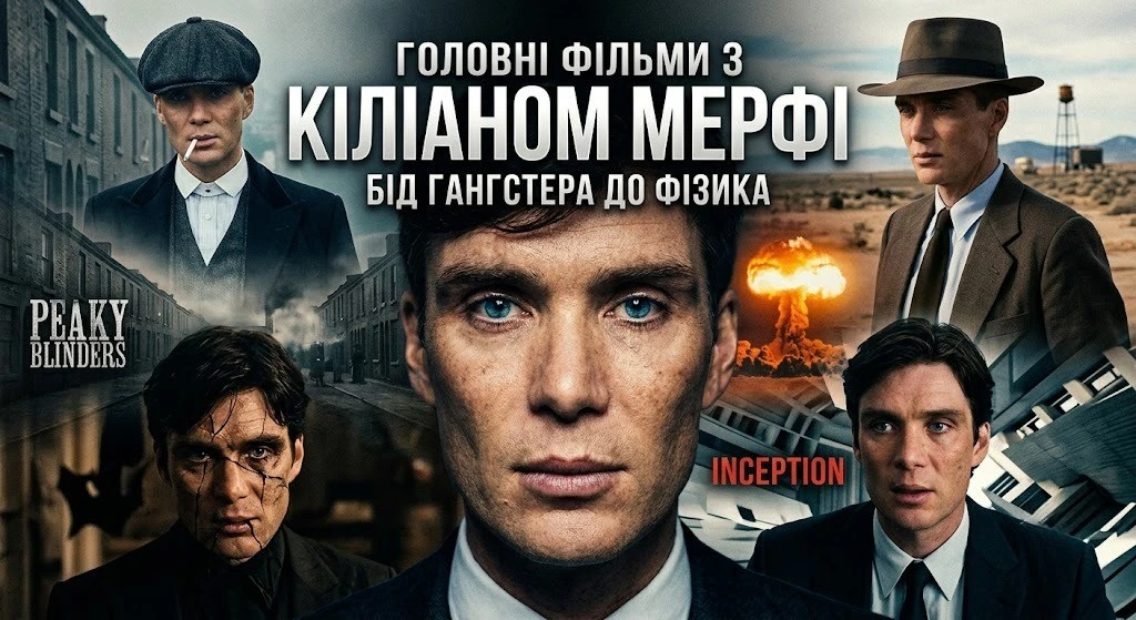 Топ-20 фільмів з Кіліаном Мерфі для вечірнього перегляду
