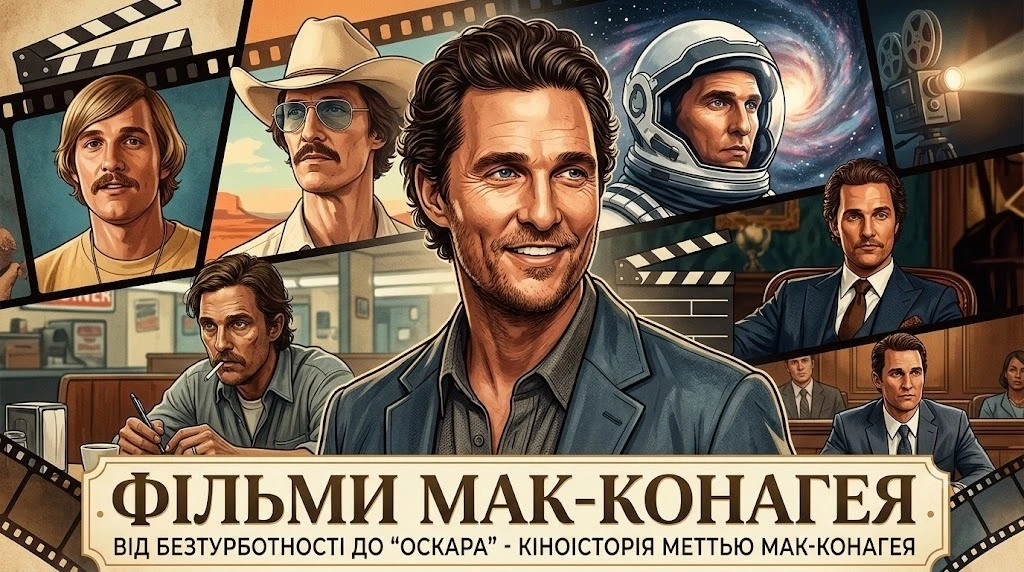 Фільмографія Мак-Конагея: від 1993 до 2020 року