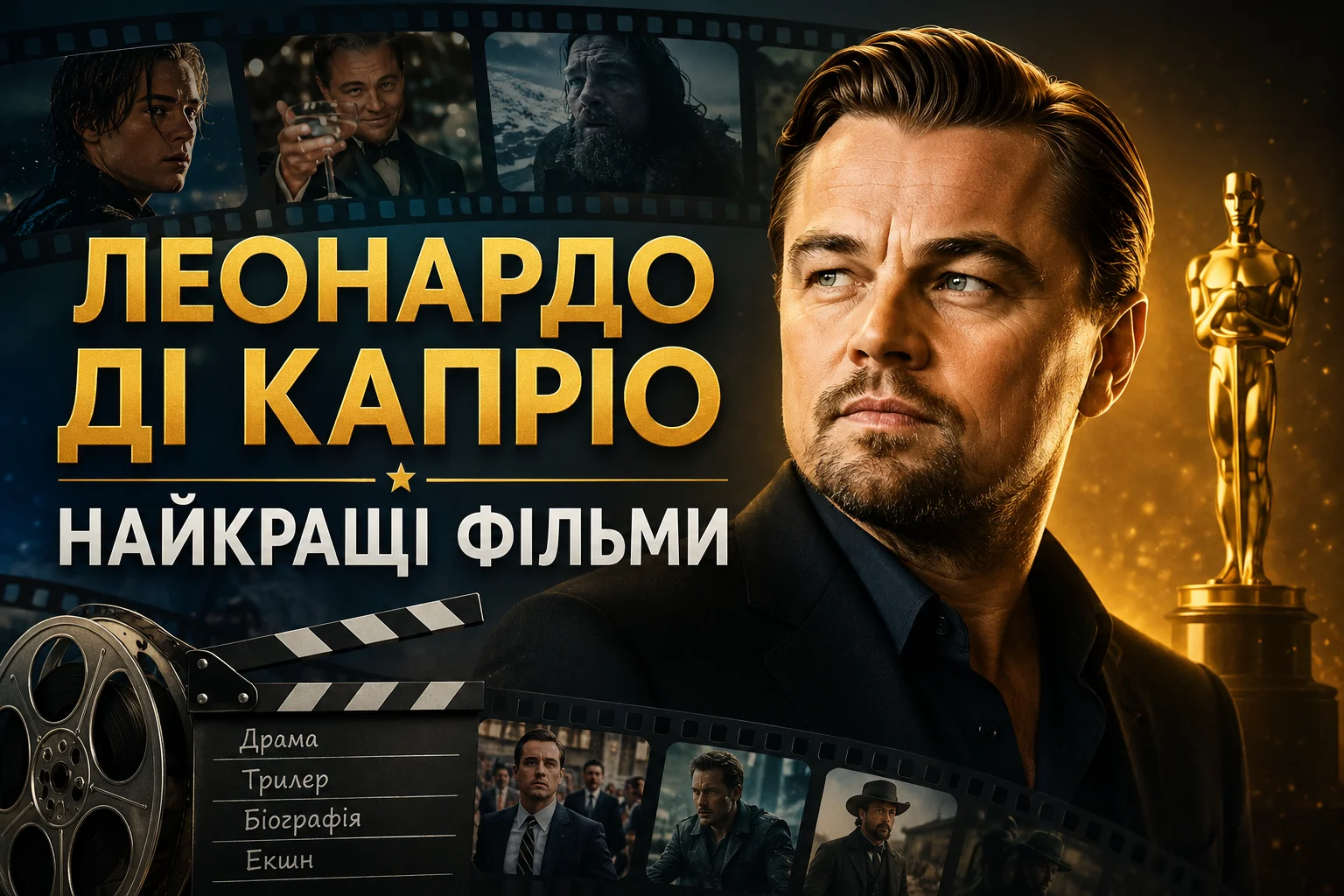 Фільми Леонардо Ді Капріо: від бойовика до детективу